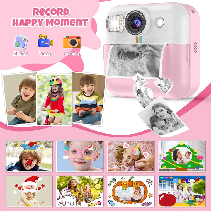 BOFIDAR Cámara de impresión instantánea para niños, regalos de cump...