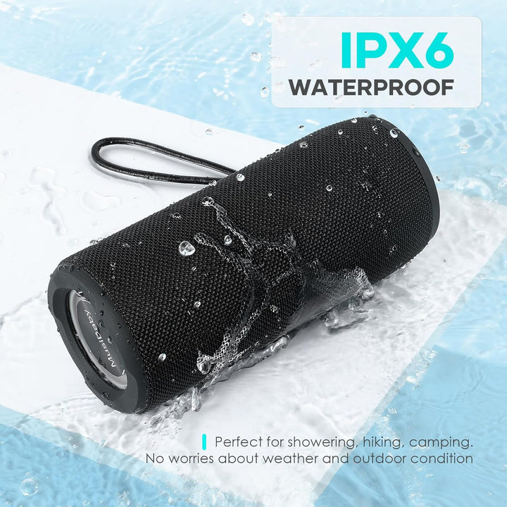 Altavoz Bluetooth IPX6 resistente al agua. Musibaby M88pro con soni...