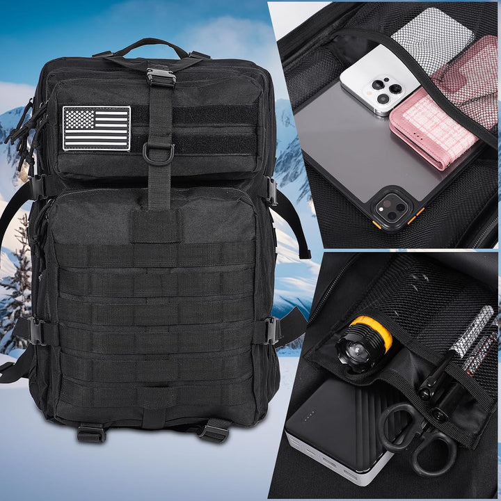 Oraynn Mochila táctica militar grande de 50L Molle Army Assault Pac...