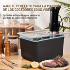 homenote Recipiente Sous Vide de 12 cuartos de galón con tapa, estante