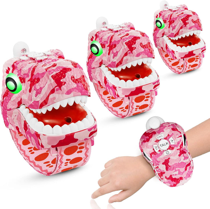 Walkie Talkies de dinosaurio para niños, paquete de 3 unidades de e...