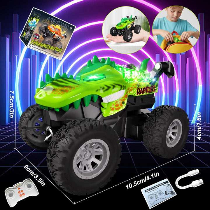 Juguetes Monster Trucks, auto de control remoto de 2.4 GHz para niñ...