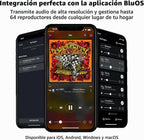 Bluesound Node Nano Transmisor de Música Inalámbrico de Alta Resolución Multihabitación