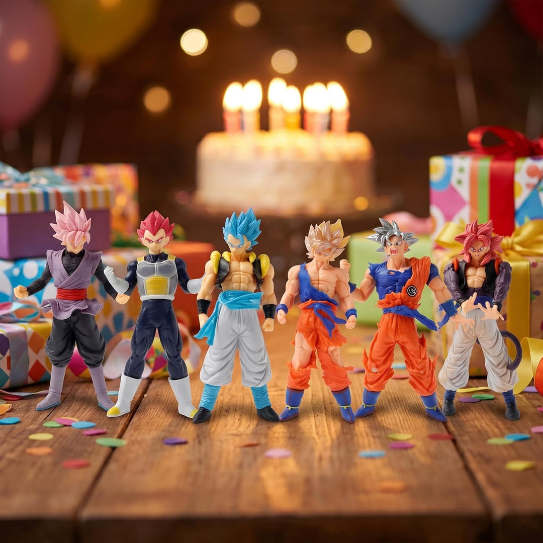 YXCTZKVX Figuras de acción de anime de PVC, 6 piezas de 6.5 a 8 pul...