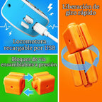 Juego de tren eléctrico 127 piezas Actualización 3D STEM pista juguete