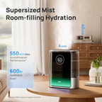 DREO 8L Humidificador inteligente para habitación grande, 80 horas de