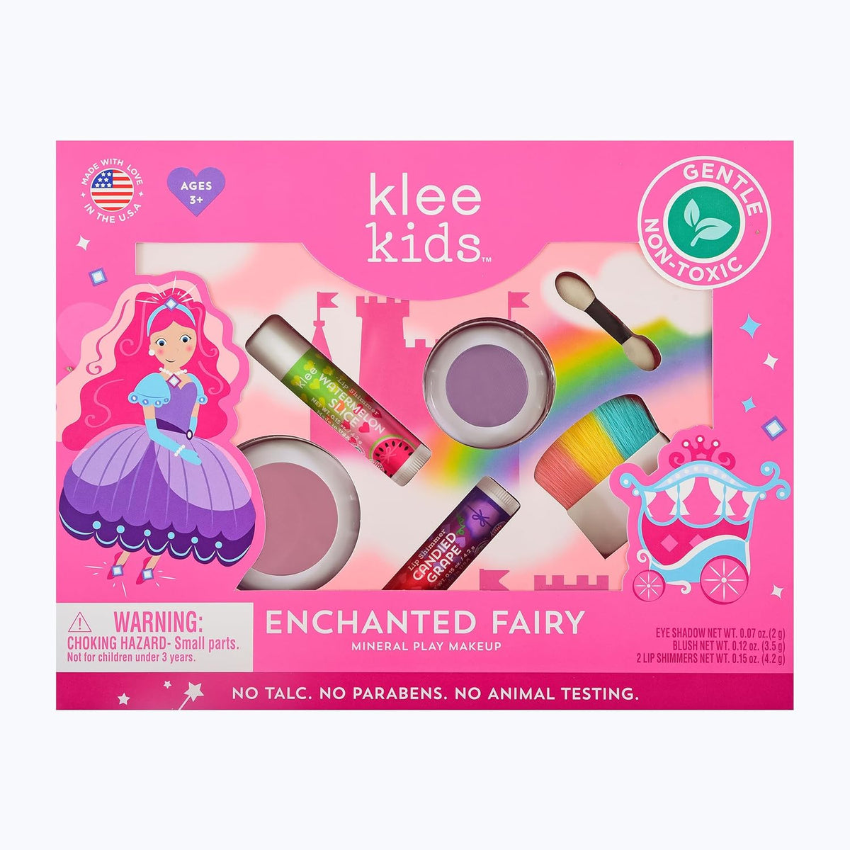 Kit de maquillaje Klee Kids de Luna Star. Suave y no tóxico. Apto p...