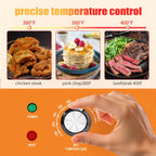 Plancha eléctrica de acero inoxidable de 21.6 pulgadas, 110 V, 1500 W, control de temperatura ajustable, sin humo, parrilla antiadherente para restaurante, interior, cocina, exterior, campamento
