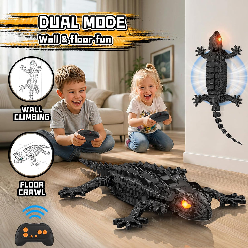 Gecko de escalada de pared a RC, robot de control remoto recargable