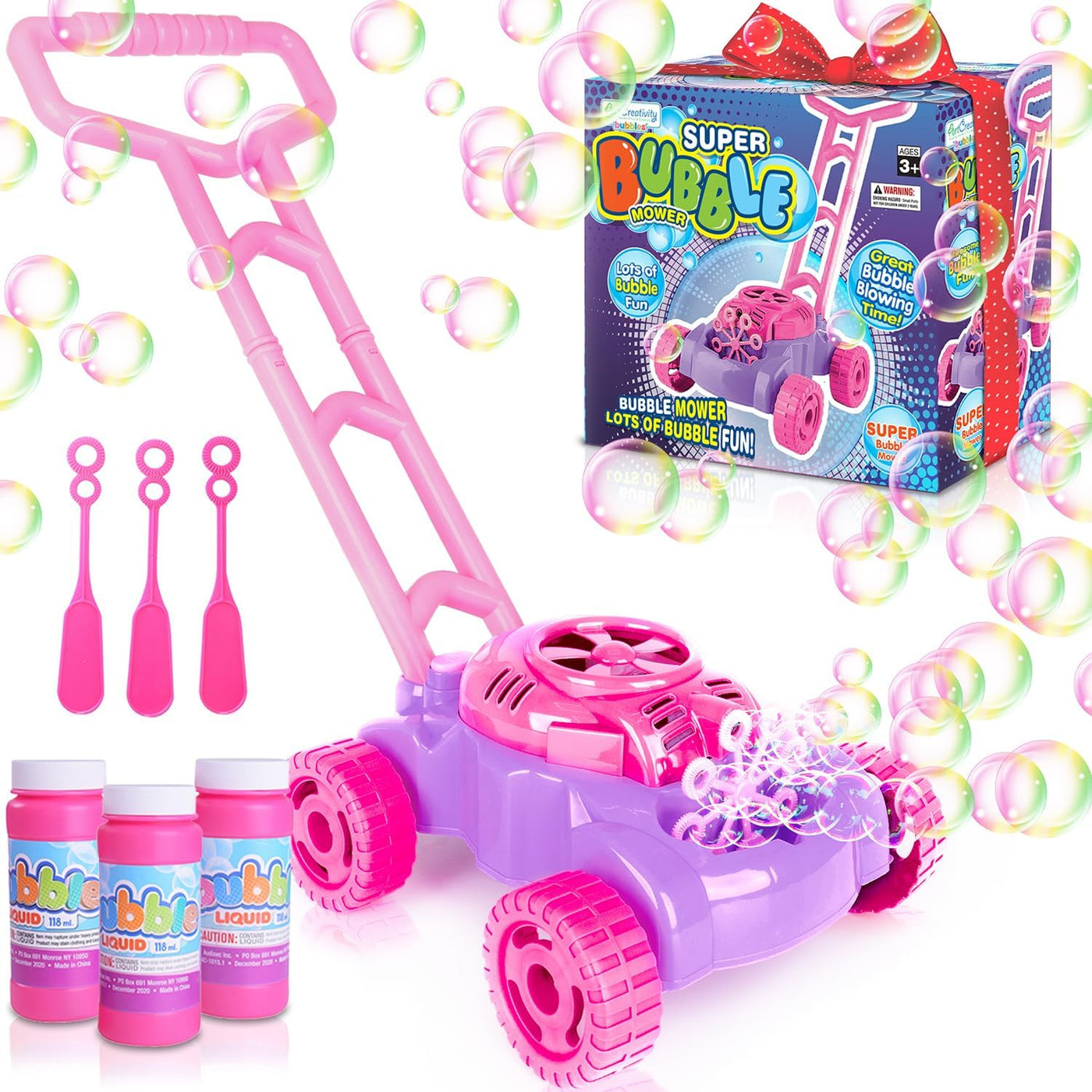ArtCreativity Cortacésped de burbujas para niños pequeños