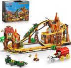 Juego de construcción de montaña rusa occidental juguete