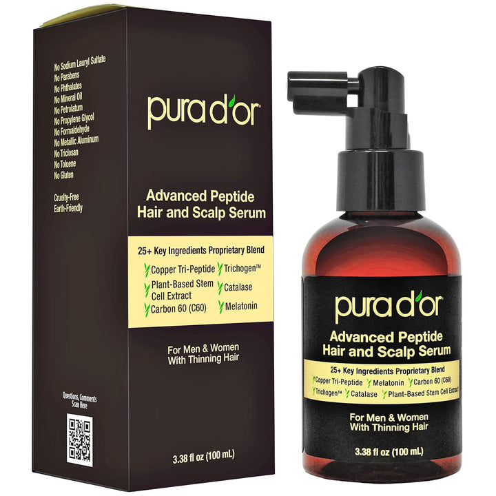 PURA D'OR Advanced Hair &amp; Scalp Serum 3.38 oz \u2013 Tratam...