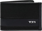 TUMI - Alpha Slim Billetera Individual Billetera para Hombres - Negro, Negro -