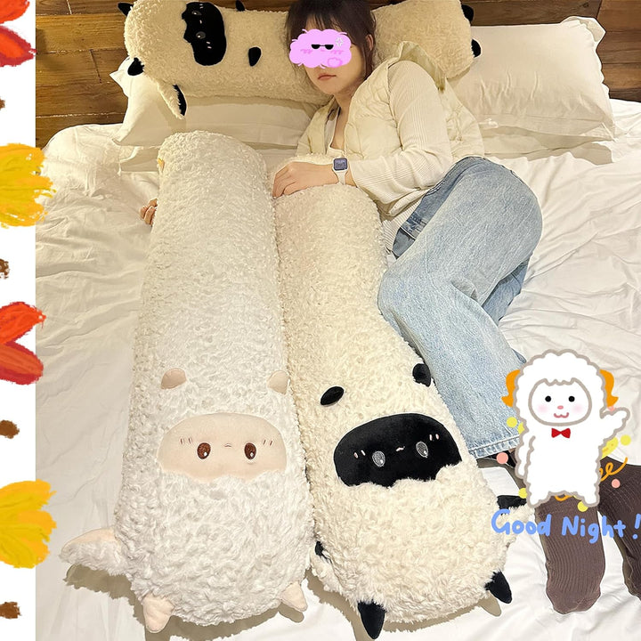 Goylmc Peluche de oveja, almohada de felpa de oveja, cumpleaños y N...