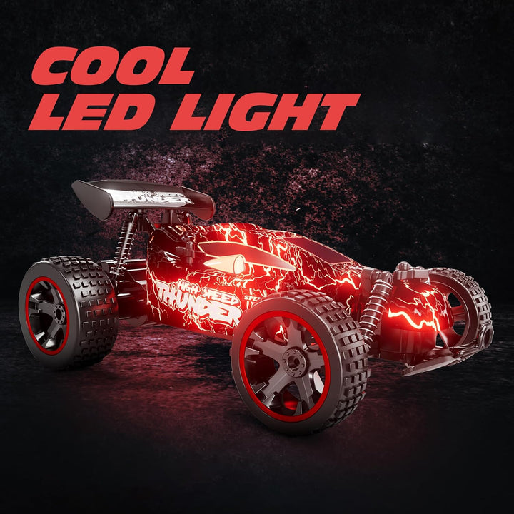 Tecnock Coches RC para Niños, Coche RC 2WD a Escala 1:18 con Luces...