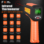 Termómetro infrarrojo tipo pistola FKM de alta relación 50:1 -58°F ~ 3272°F