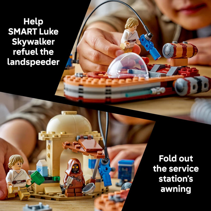 LEGO Star Wars SMART Play: Luke's Landspeeder - Juguete de cons...