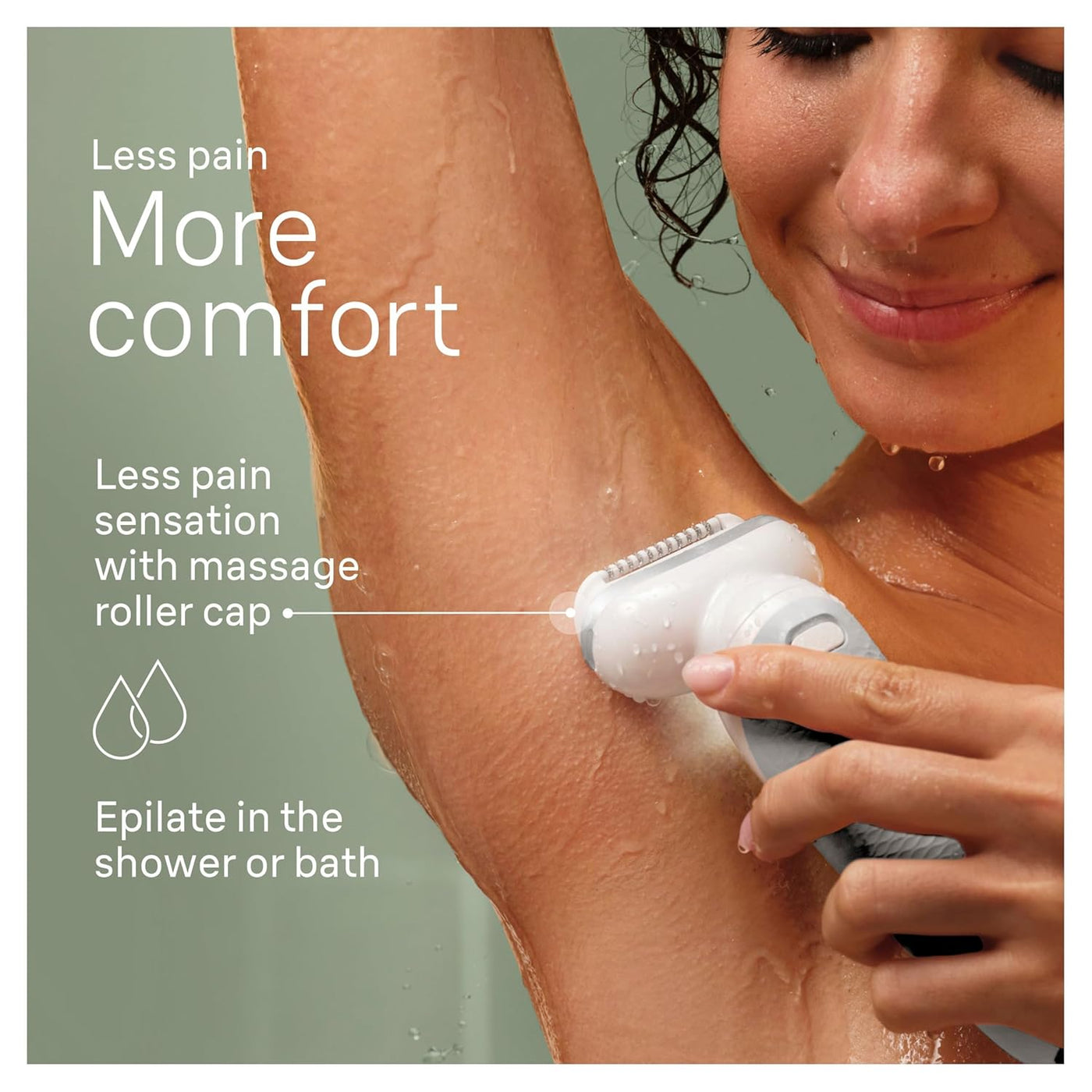 Braun Depiladora Silk-épil 9, cabezal pivotante, húmedo y seco, inc...