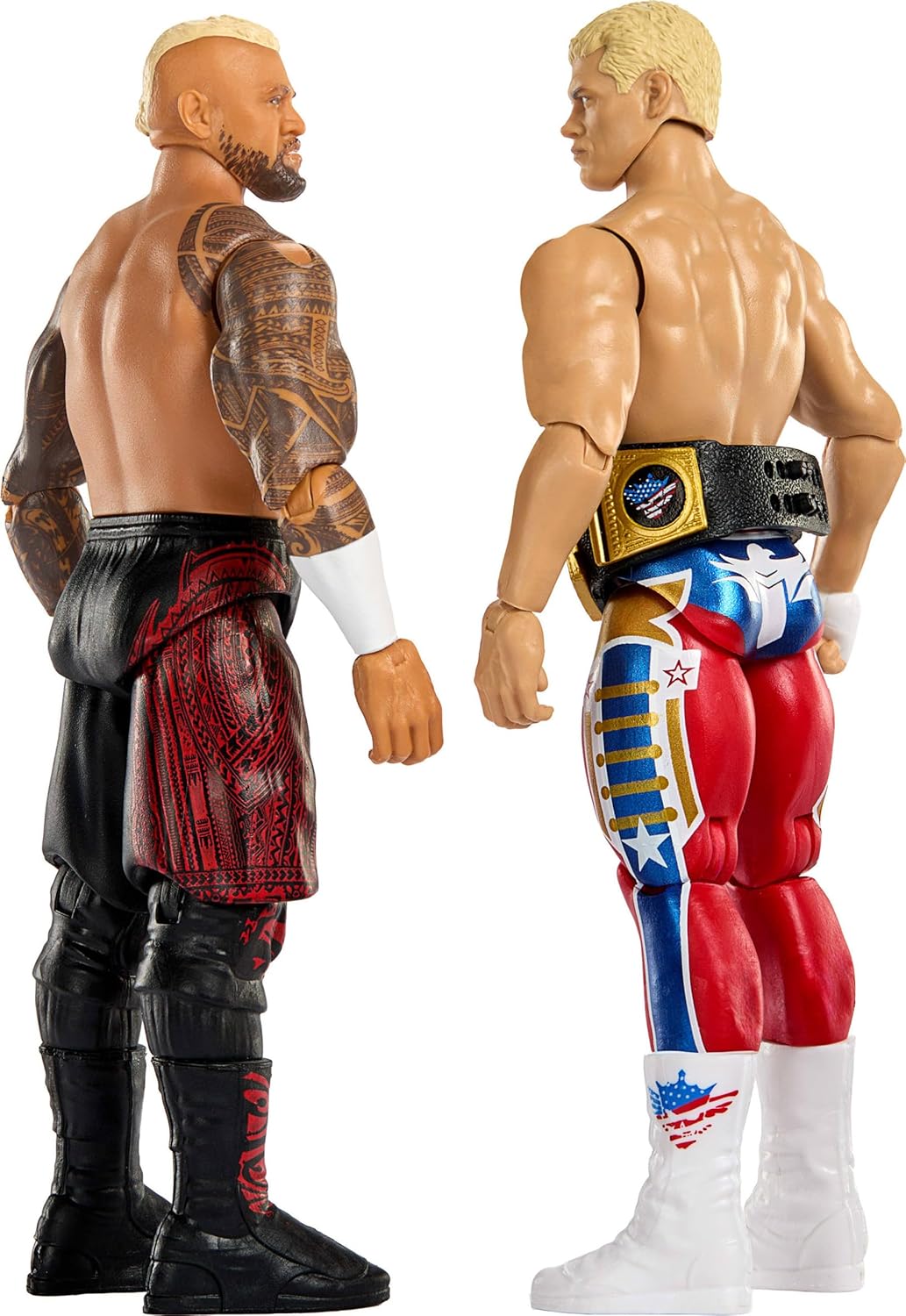 Mattel WWE Main Event Showdown Figuras de acción de 2 unidades con...