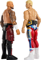Mattel WWE Main Event Showdown Figuras de acción de 2 unidades con...