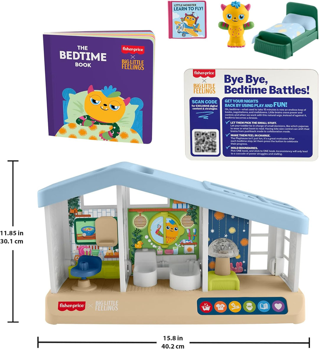 Fisher-Price - Kit de rutina para dormir Big Little