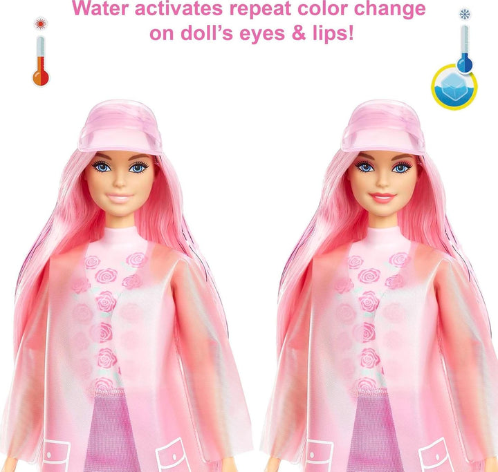 Barbie Muñeca de revelación de color, mascotas y accesorios, serie...