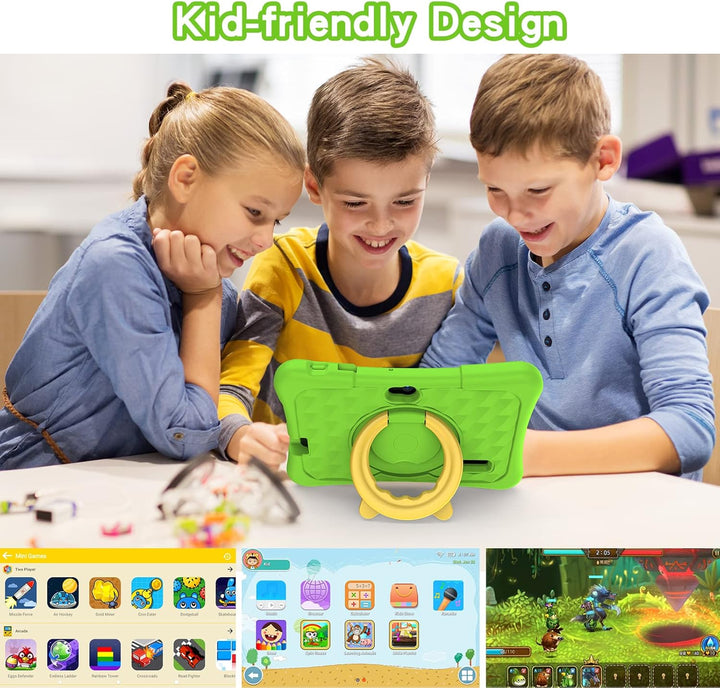 PRITOM Tableta para niños, tabletas para niños de 7 pulgadas con Wi...