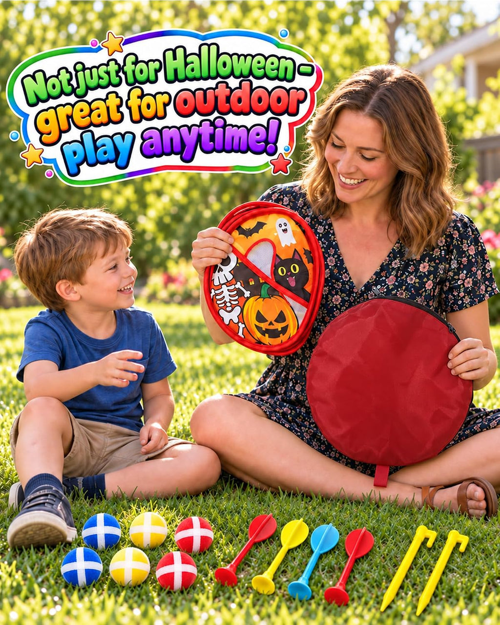 Juego de lanzamiento de bolsas de frijoles de Halloween para niños