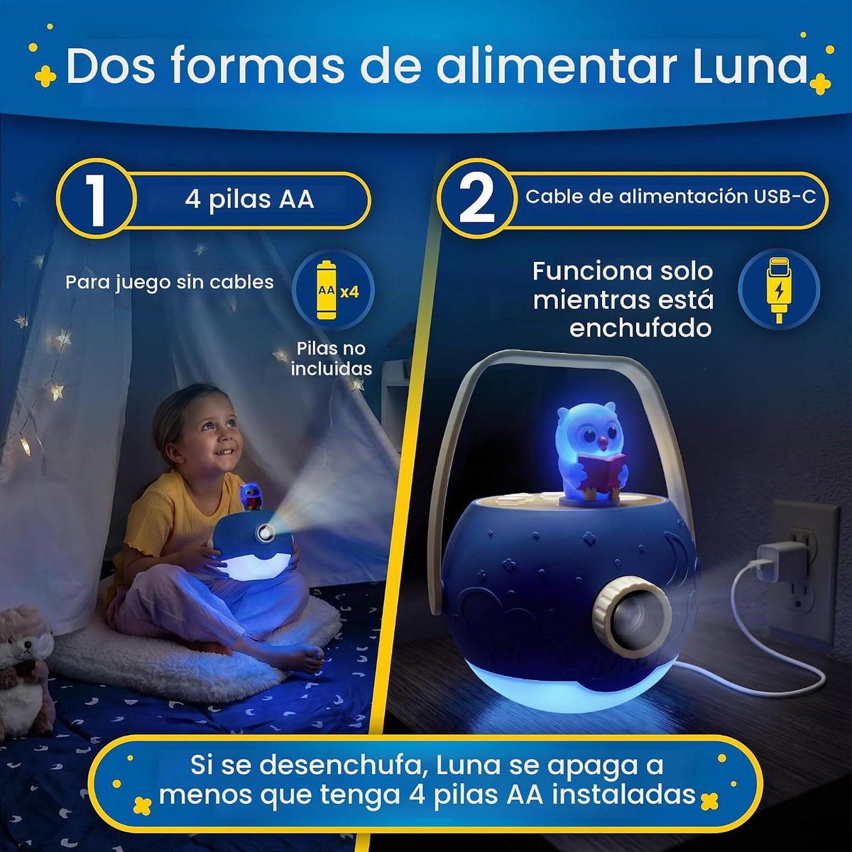 Lámpara Proyector de libros rosas para niños, 5 historias de cuentos de hadas para leer en voz alta, 5 canciones, a partir de 3 años