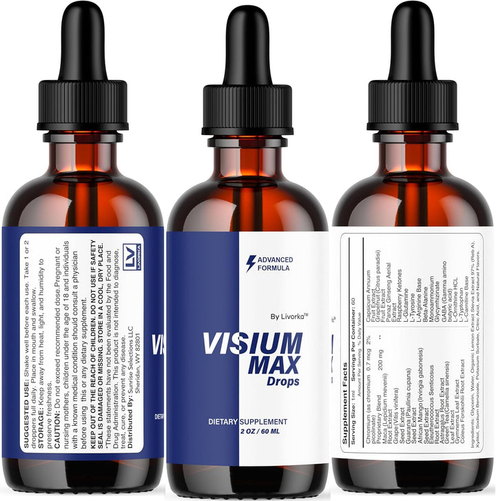 Visium Max Drops - Suplemento de apoyo a la salud de Visium Max Dro...