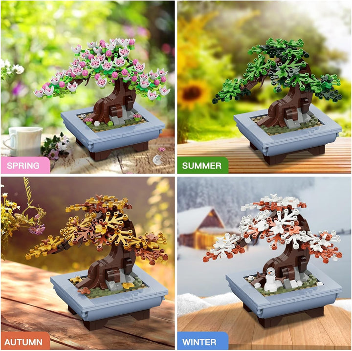 HOGOKIDS Juego de construcción de flores de cerezo 584