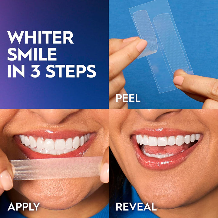 Crest Tiras blanqueadoras de dientes, Crest 3D Whitestrips 2 semana...
