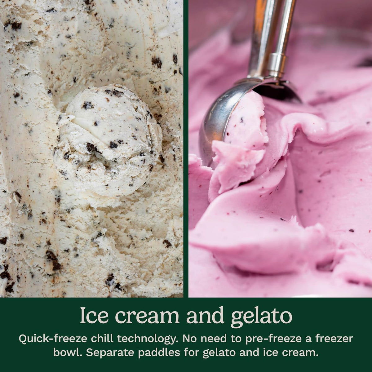 Cuisinart ICE-100 Máquina para hacer helado y gelato con compresor
