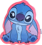 Cojines 3D de Peluche Disney Stitch para Cama y Viaje, Almohada Acurrucable de Personaje, Accesorios de Dormitorio, Decoración de Habitación, Regalos para Niños (Stitch Azul/Rosado)
