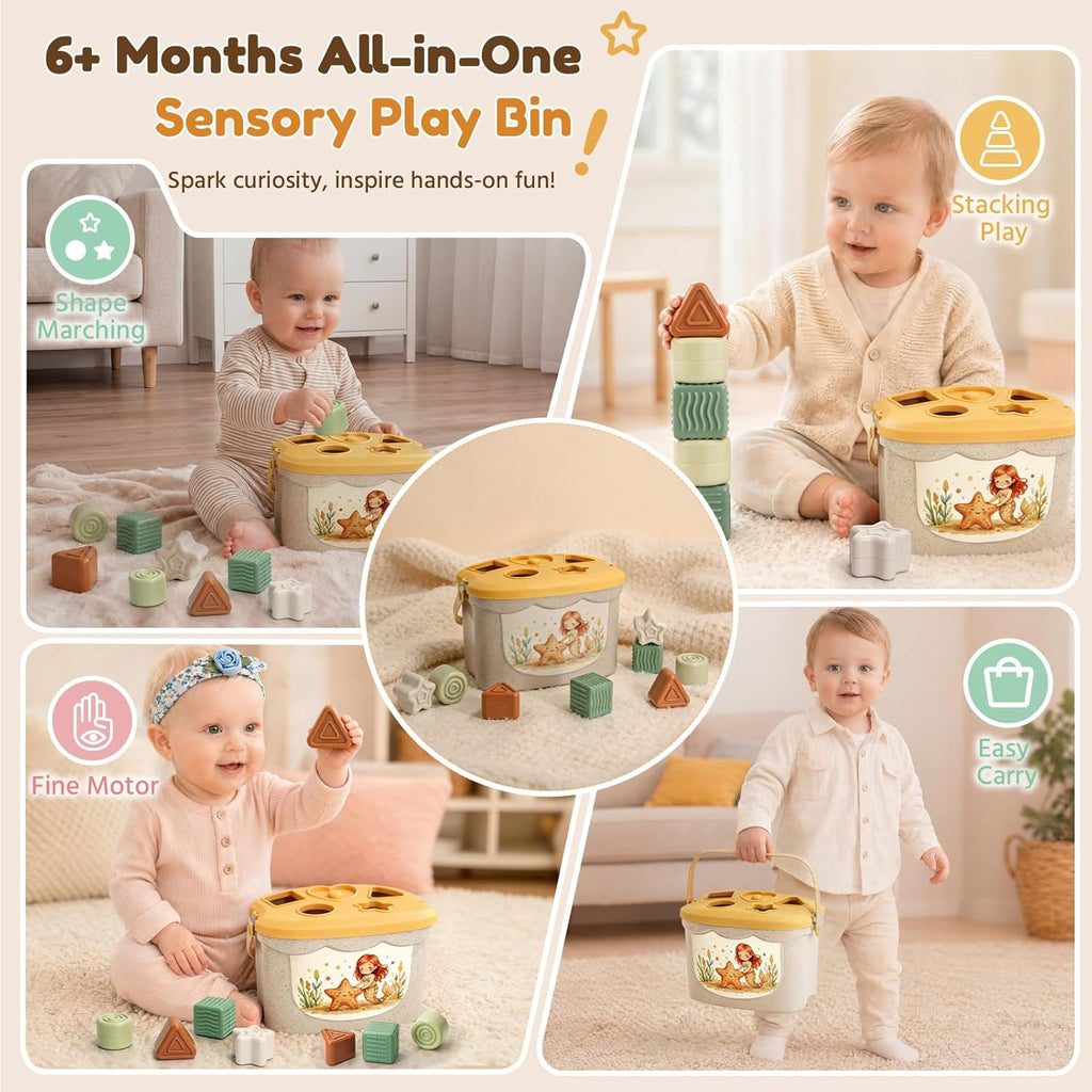 Juguetes para bebés de 6 a 12 meses, juguetes Montessori para niños