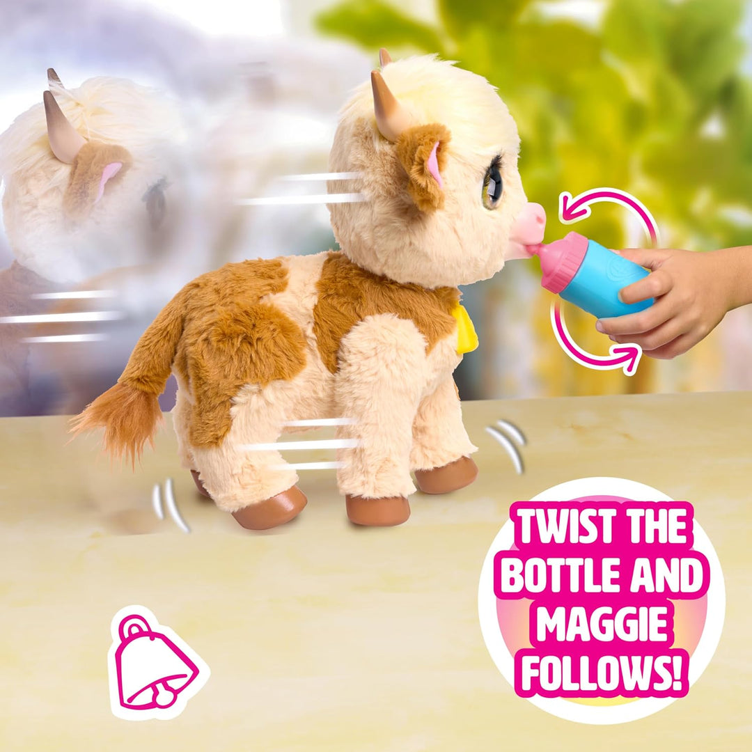 Just Play FurReal Maggie The Feed Follow Cow - Mini vaca
