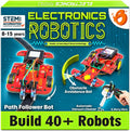 ButterflyEdufields - Kits de robótica STEM 40 en 1 para niños de 8 a 12 años | Proyectos de robots de bricolaje para niños con tablero electrónico y sensores | El mejor regalo educativo de educación