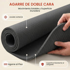 Colchoneta de Yoga Grande, 6' x 4' / 6' x 3' x 6 mm / 8 mm / 12 mm de espesor para entrenamiento
