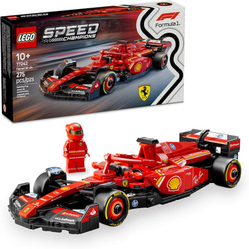 LEGO Speed Champions Ferrari SF-24 F1 - Juegos de construcción para niños, niños y niñas, a partir de 10 años, kits de autos modelo Ferrari F1 para exhibir o jugar, ideas de regalo para cumpleaños y