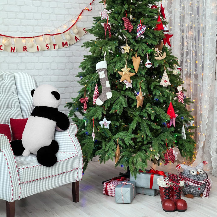 Wepop Animales de peluche con peso de 5 libras, felpa de panda gran...