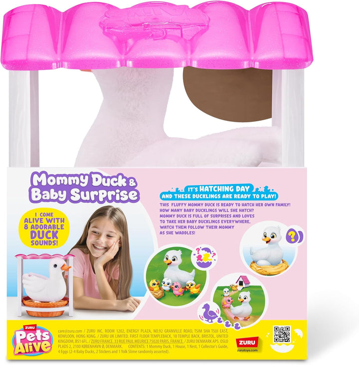 Pets Alive Mama Duck Surprise de ZURU 4 huevos sorpresa