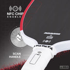 JOOLA GRAF Pro IV 16mm Pala de pickleball con punto óptimo extendido - Superficie de fibra de carbono aumenta el giro y el control - Película SK para potencia y punto óptimo más grande - Certificado