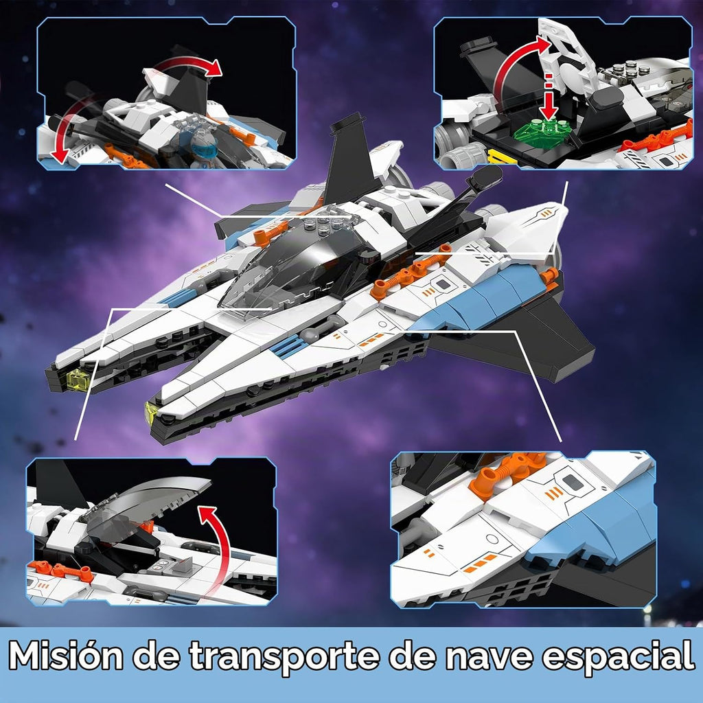 Juego de construcción de naves espaciales interestelares, 502PCS