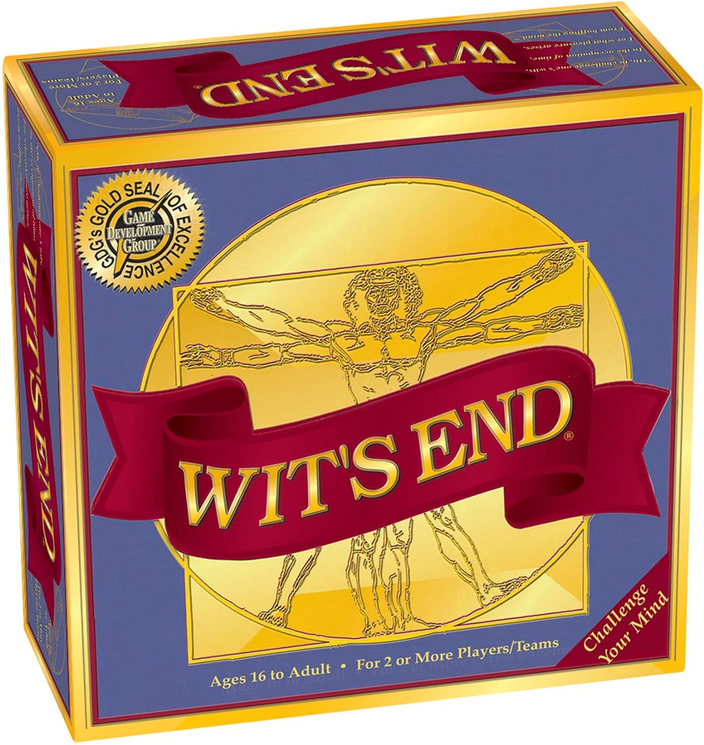 Wit's End — Smart, Mind-Bending Trivia & Brain Teaser Game ese Will Challenge tu Wits & Knowledge — Adult & Family Night Fun