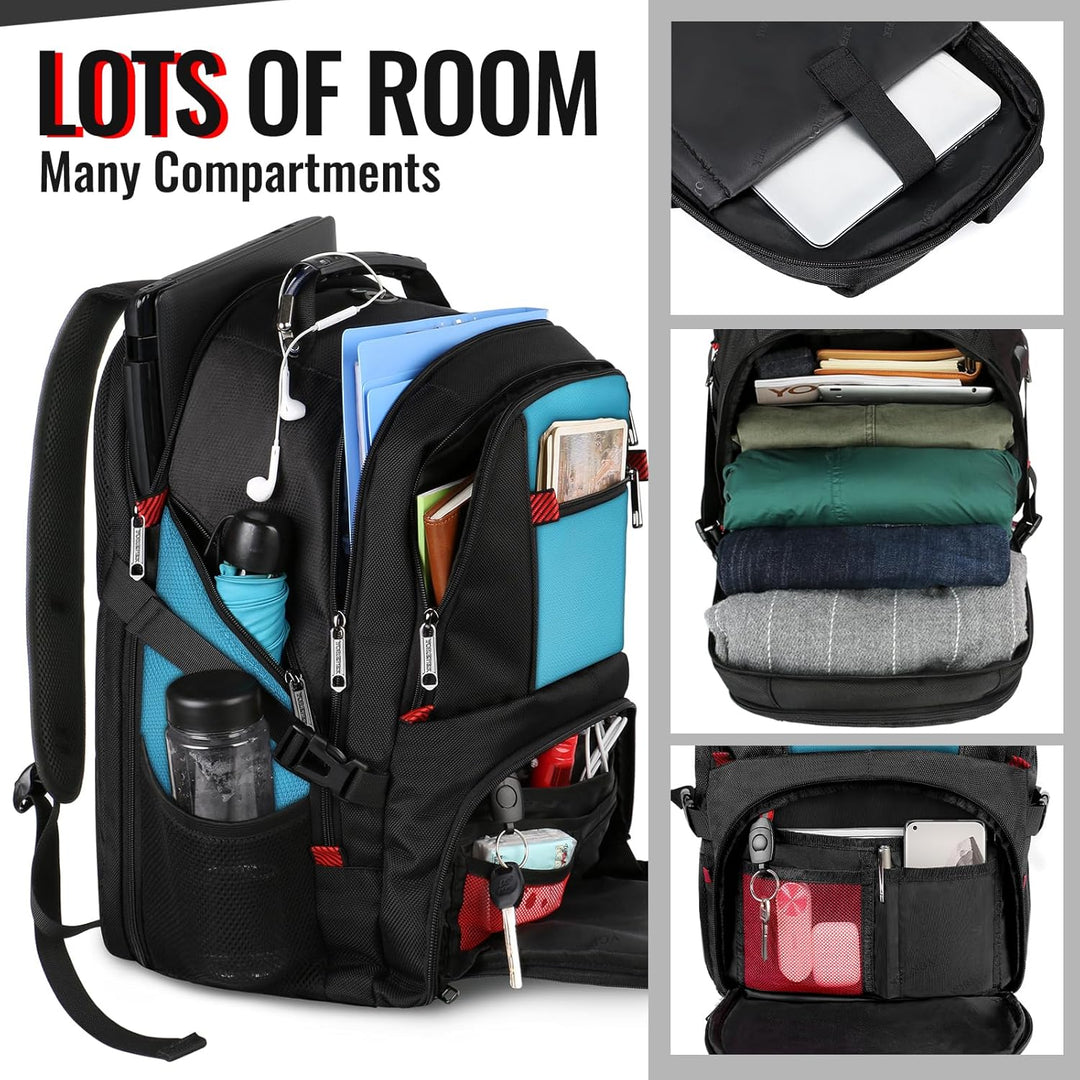 YOREPEK Mochila de Viaje, Mochilas para Laptop Extra Grandes de 50L...