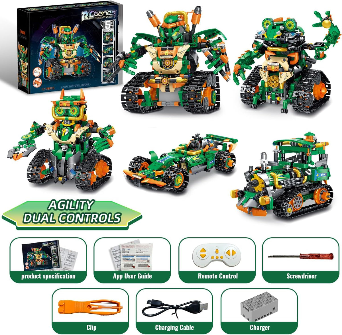 Gohero Juego de robot Ninja de programación de bloques de construcción 5 en