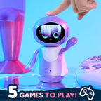 emotoBOT LEX-C - Robot interactivo para niños, robot sensible al tacto y al