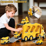 KIZONLY Camiones de construcción de juguetes para niños de 2, 3, 4,...