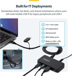 StarTech.com, 311NA-USB-HUB, hub USB 3.0 de 4 puertos