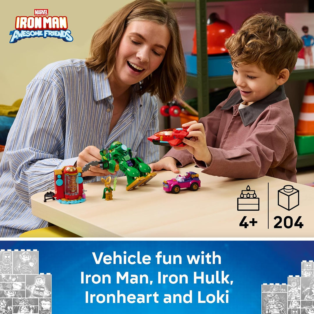 LEGO Marvel Iron Man y sus increíbles amigos Loki contra el equipo...